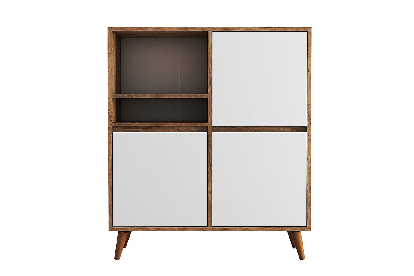 Vagos 3 Door and Open Shelf Multi-purpose Cabinet